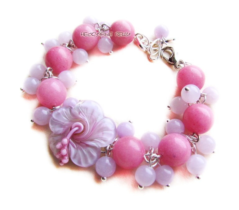 Цветочный браслет №10