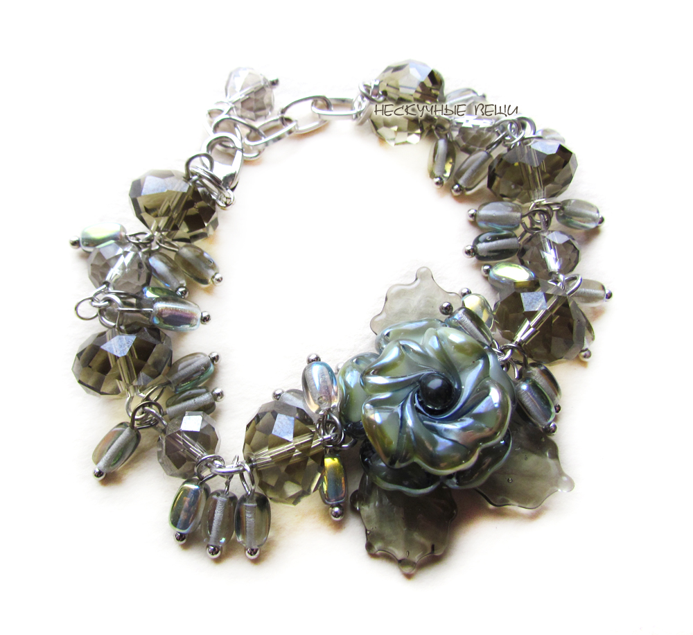 Цветочный браслет №5