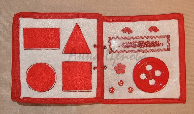 Книжка про красный цвет