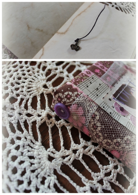 Сиреневый модный блокнотик.