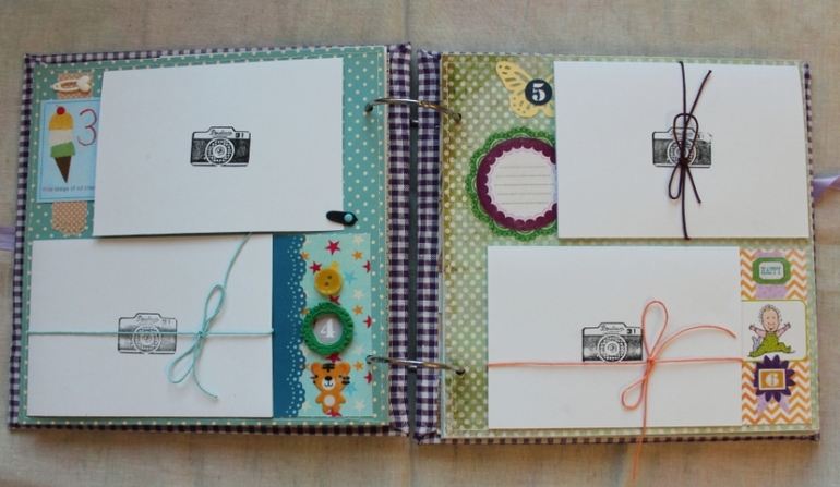 Малышковый сиреневый альбом.