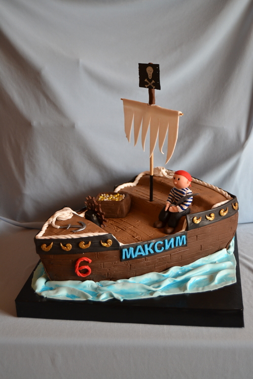 Давно ничего не выкладывала... Пиратский корабль