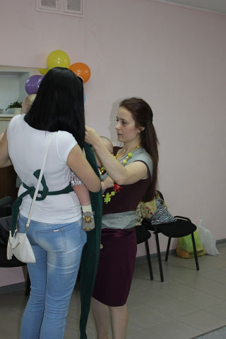 Фото со встречи слингомам