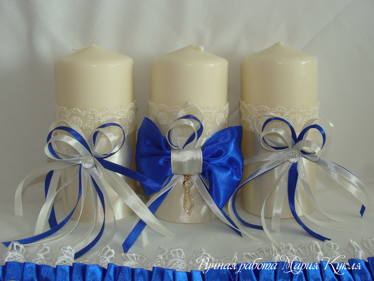 Свадебные радости или синий акцент