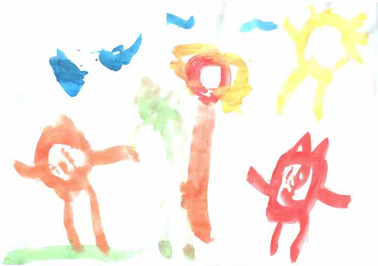 Художества Лисёнка. (Алиса 3 года и 1 месяц)