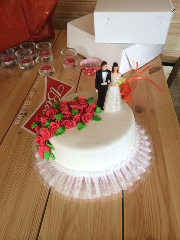 Первый свадебный! Морально он надо мной был!!