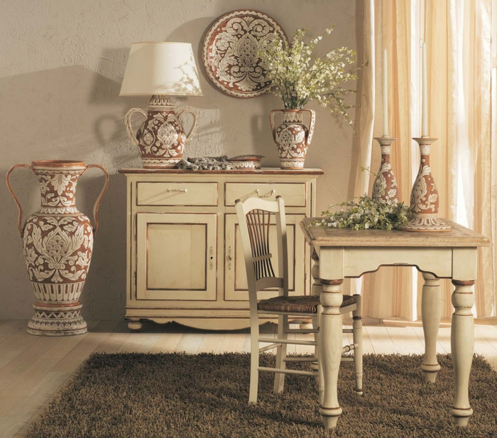 Вазы в интерьере