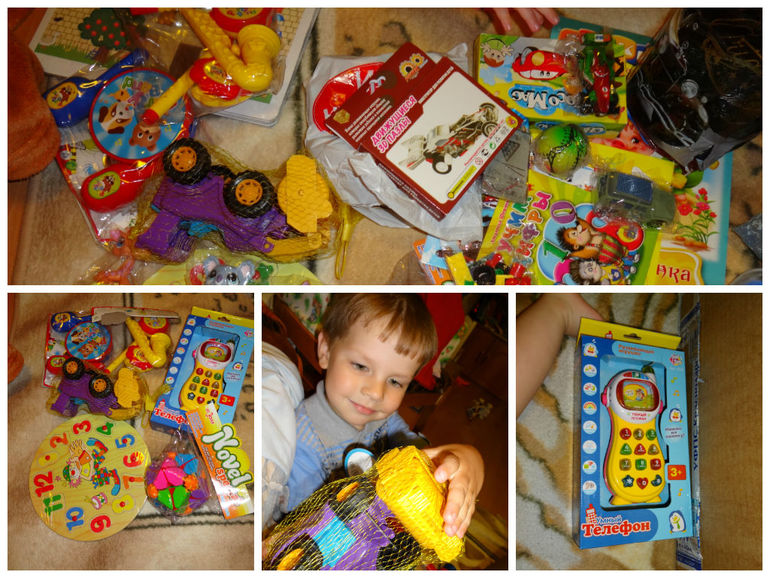 Мега-посылка к годовасию доченьки :)