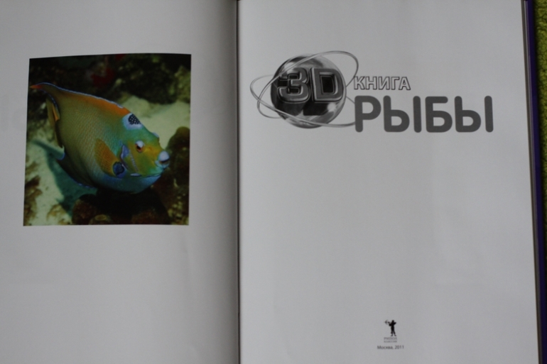 3D книга. Рыбы