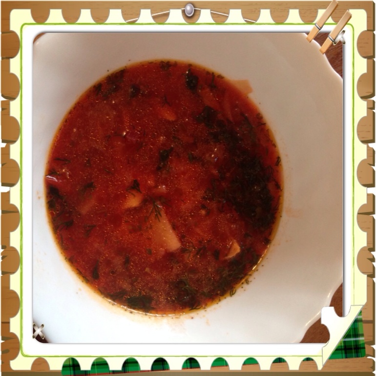 Борщ! Очень вкусный!