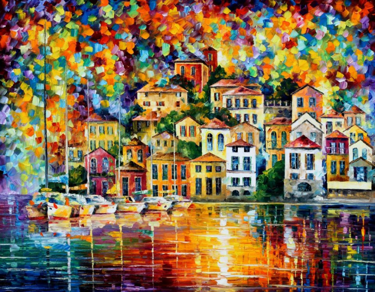 безумно понравились картины Афремова