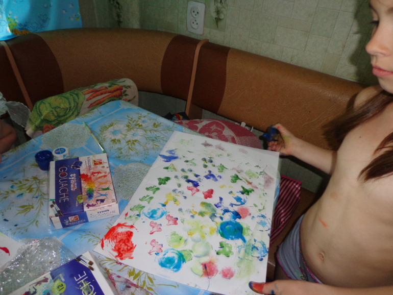 Рисование штампами