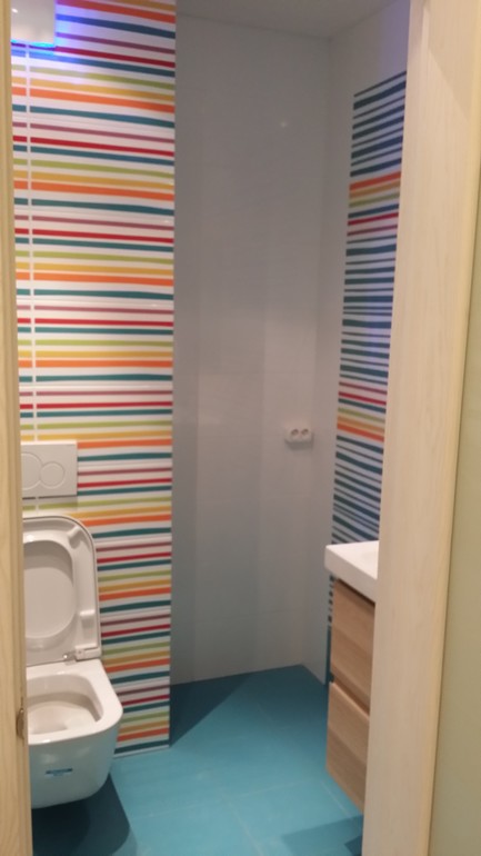 Всем интересующемся плиткой Agatha фабрики Pamesa посвящается ))) мой санузел!!!