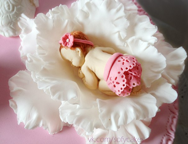 Торт в честь рождения Елизаветы