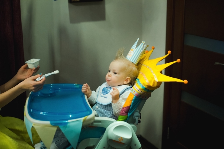 Первый день рождения Тимофея!