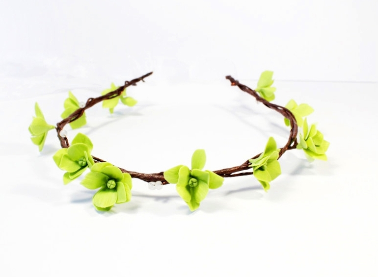 Свадебные аксессуары, украшения, букетики из японской глины!