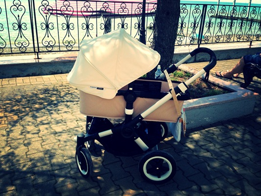 Наша первая прогулка с Bugaboo Buffalo