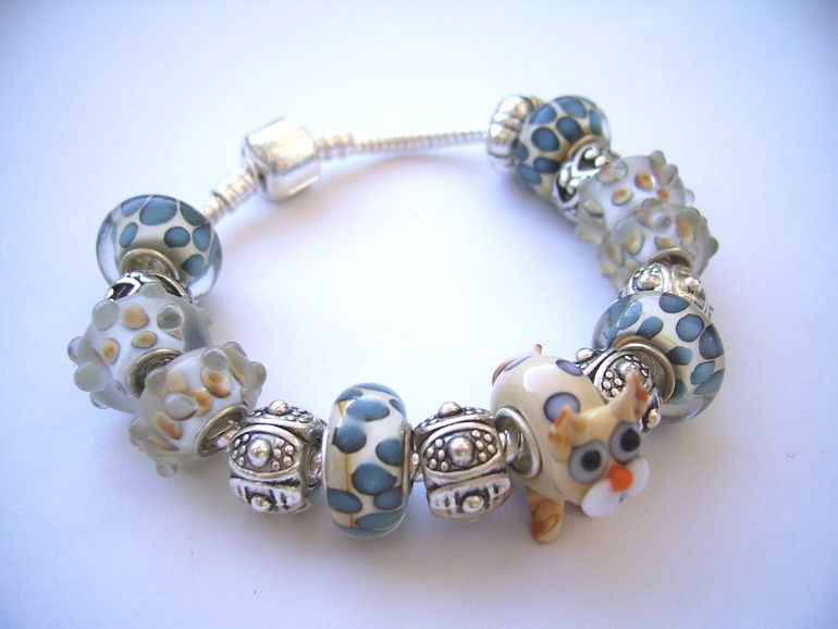 Браслет в стиле Пандора "Кисуля"