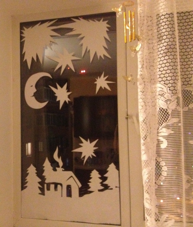 Декорируем окна...