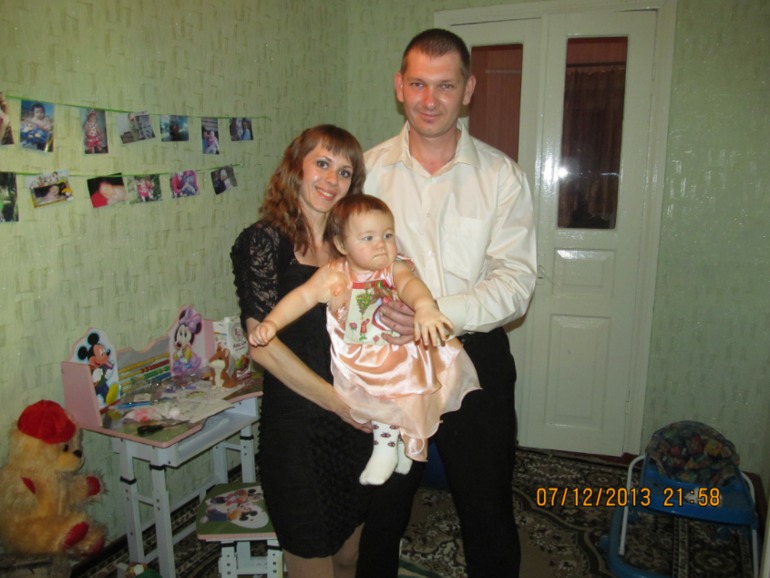 Первый день рождения моей дочери