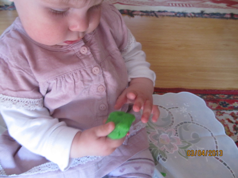 ТЗ Первое знакомство с пластилином + фоторецепт домашнего пластилина за 5 минут