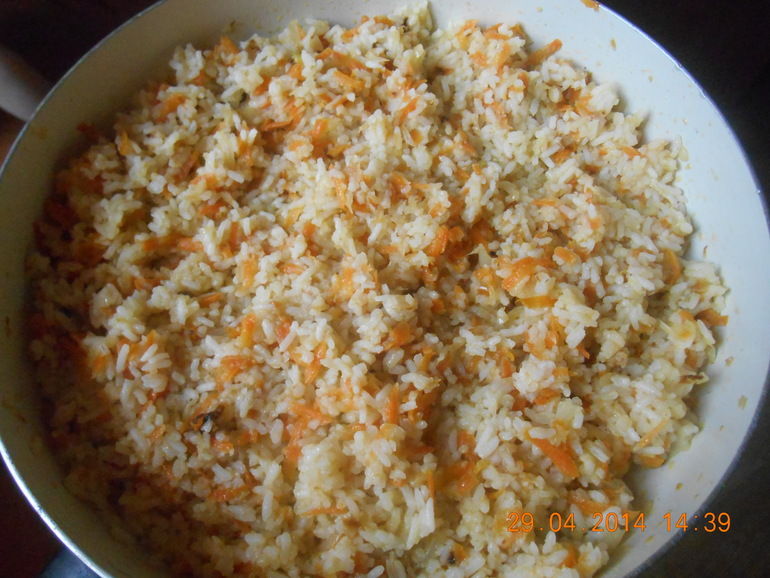 Ежики с пловом