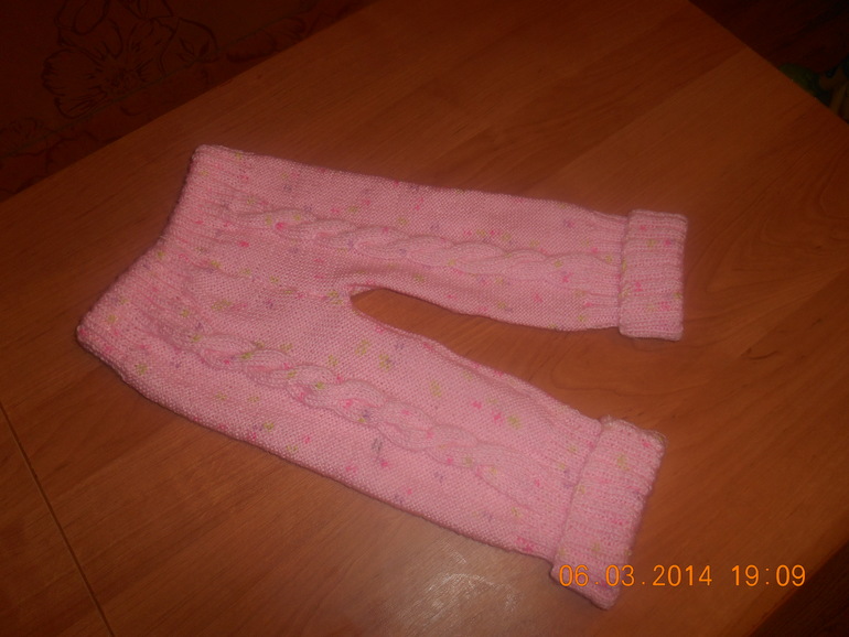 Штанишки дочке и шапочки сыну