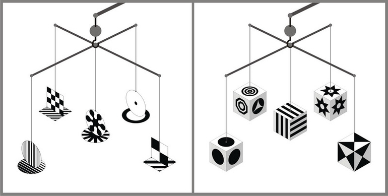 Выкройки кубиков для развития зрения!!!