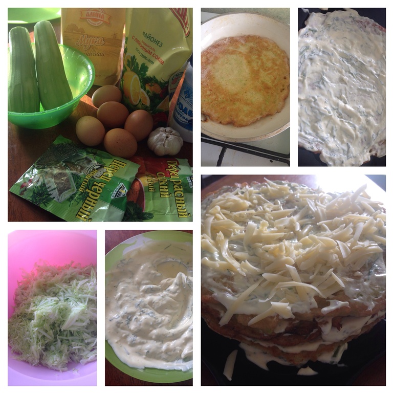 Ну вот и я сделала кабачковый торт)