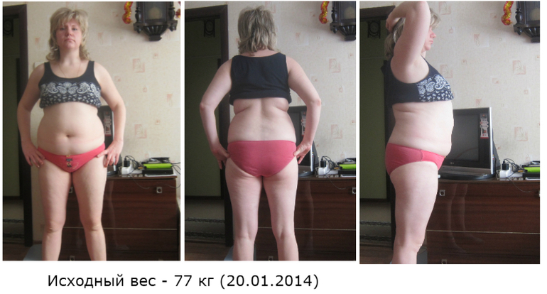 Промежуточный итог (-6 кг)