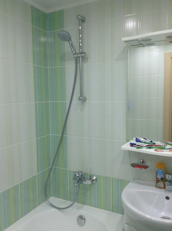 наша новая ванная