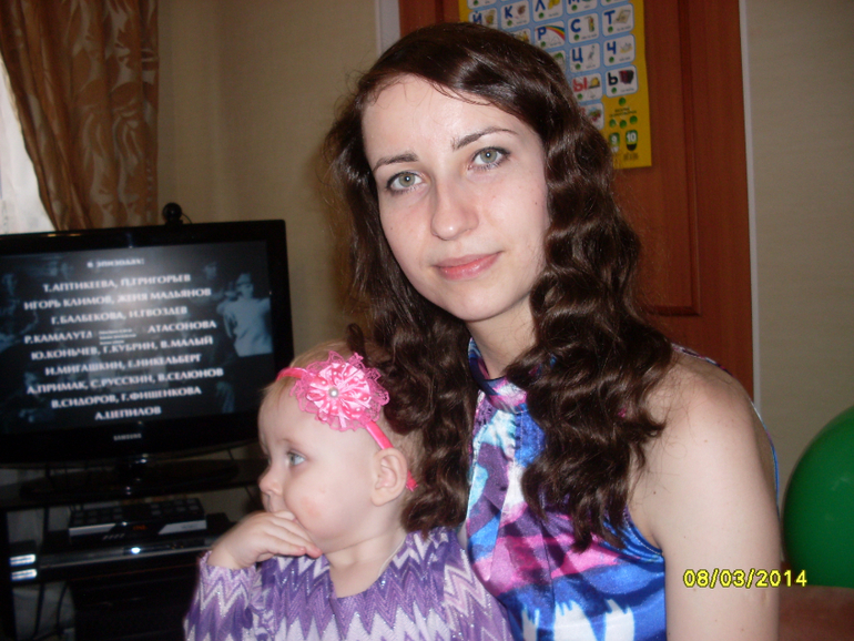 Вот и мы отметили годовасие Ксюнечки...