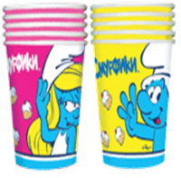 Атрибуты для праздника в стиле Смурфики