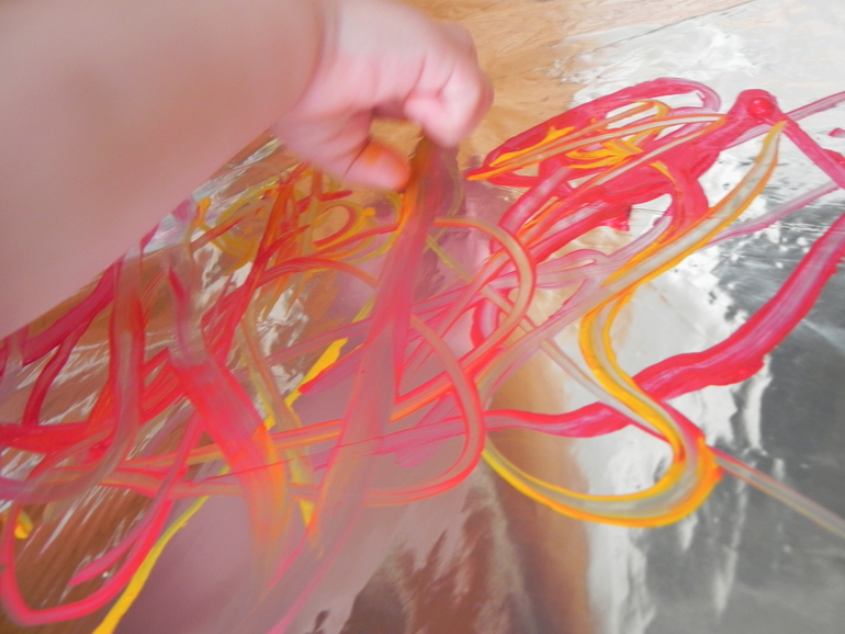 Рисование на фольге