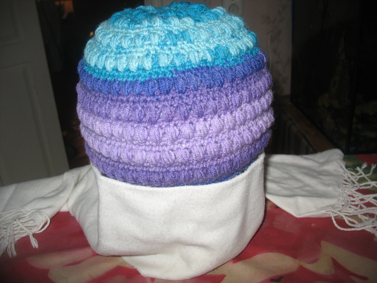 Переделала я свою шапку...