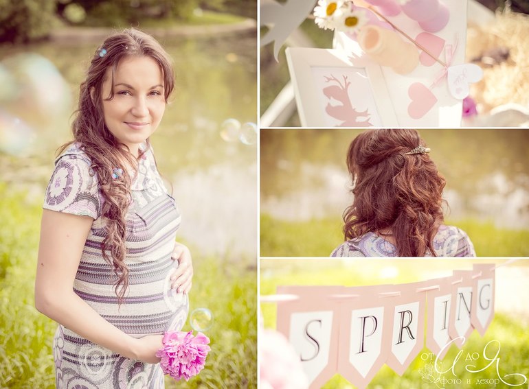 Фотосессия Spring. Части 2 и 3. Беременность.