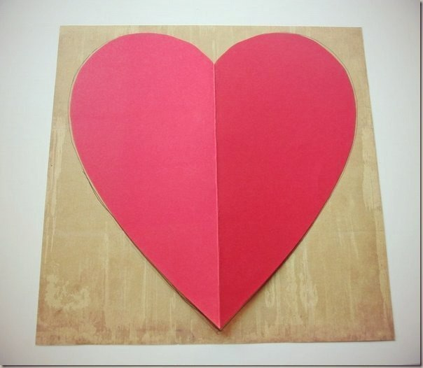 Открытка-сердечко