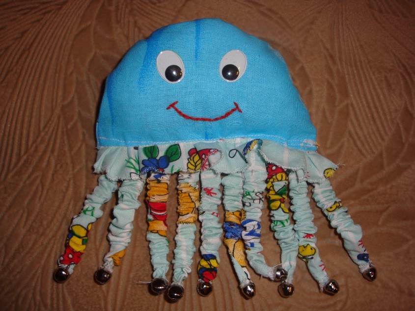 МК развивающей игрушки "Осьминожек" (много фото)