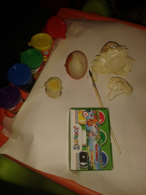 Художка. Занятие №1. Рисование штампами!