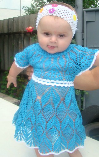 Платье МИЛАШКА крючком