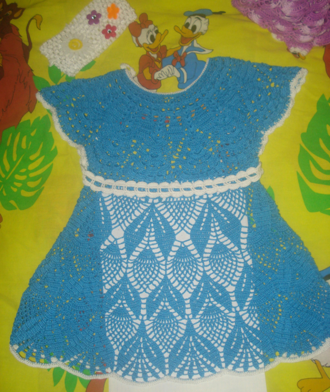 Платье МИЛАШКА крючком