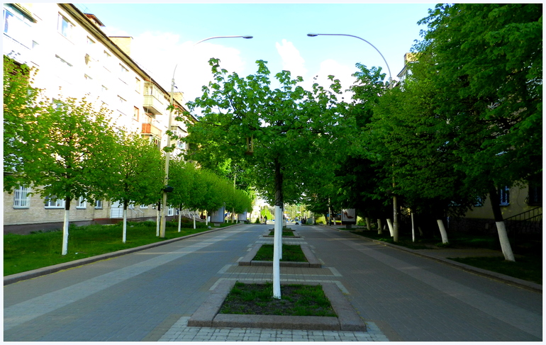 Прогулка по городу. Гляссе.
