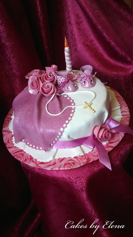 Крестильный тортик