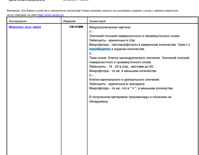 Мазок на флору!кто разбирается, зайдите!