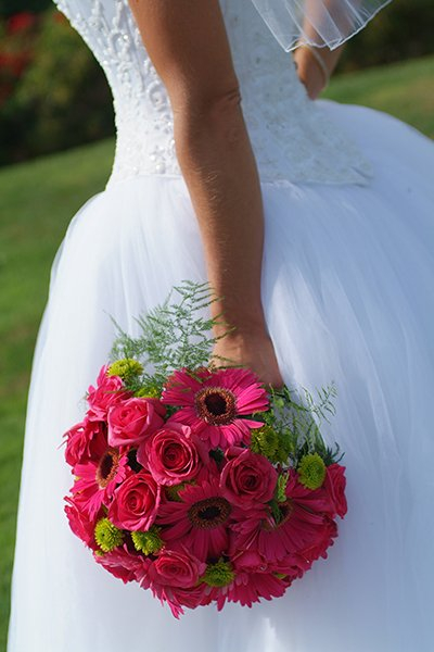 Букет из гербер свадебный