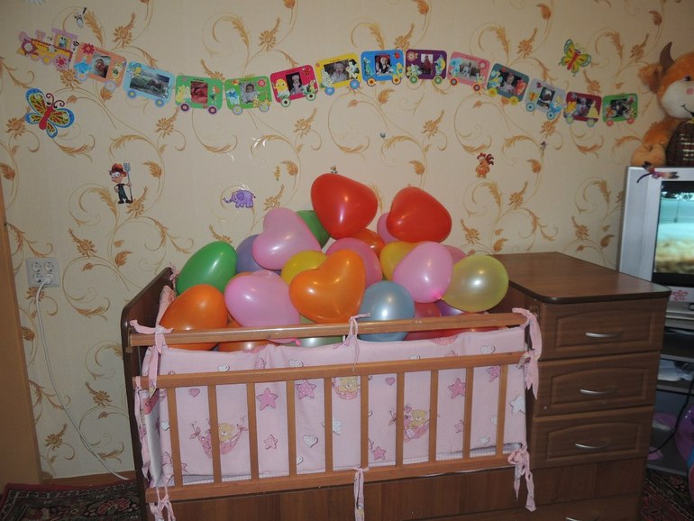 Первый день рождения нашей принцессы.