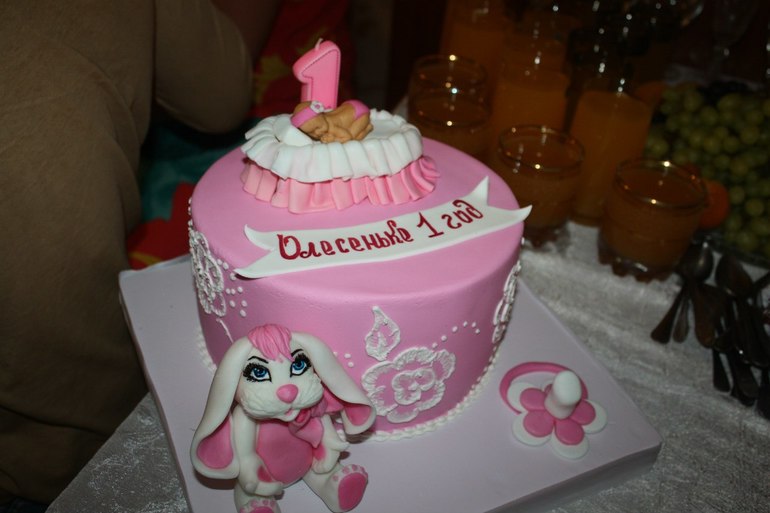 Первый день рождения нашей принцессы.