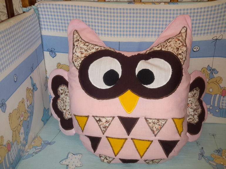 Сова подушка-детская игрушка)