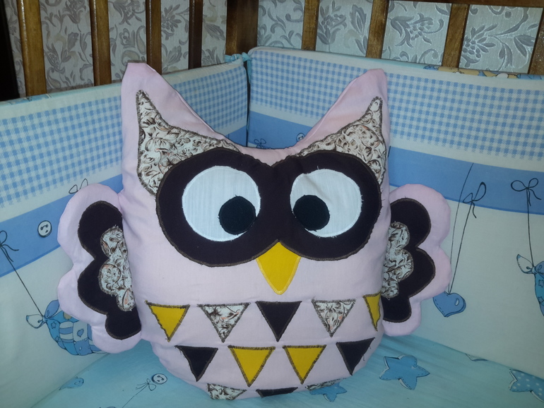 Сова подушка-детская игрушка)