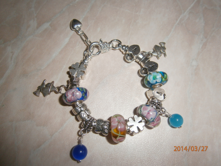 Браслеты в стиле PANDORA для маленьких принцесс.